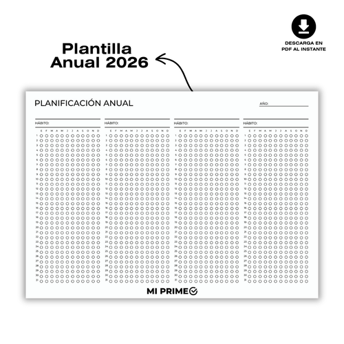 Plantilla Anual 2026